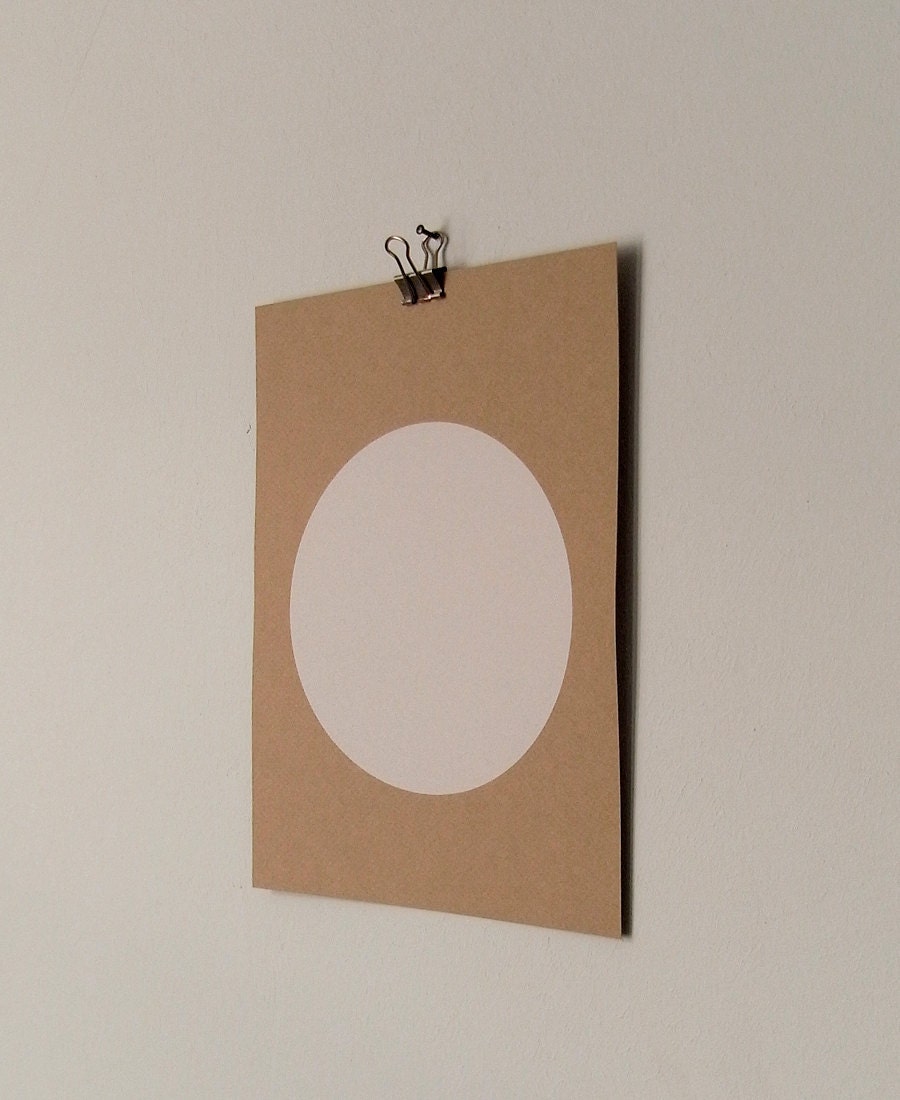 circle screenprint on paper