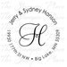 SELF INKING Custom Address Stamp - Letter Circle Address PR296
