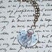 Jellyfish / Moon Jelly Pendant Necklace - Hand Painted Watercolor - Original