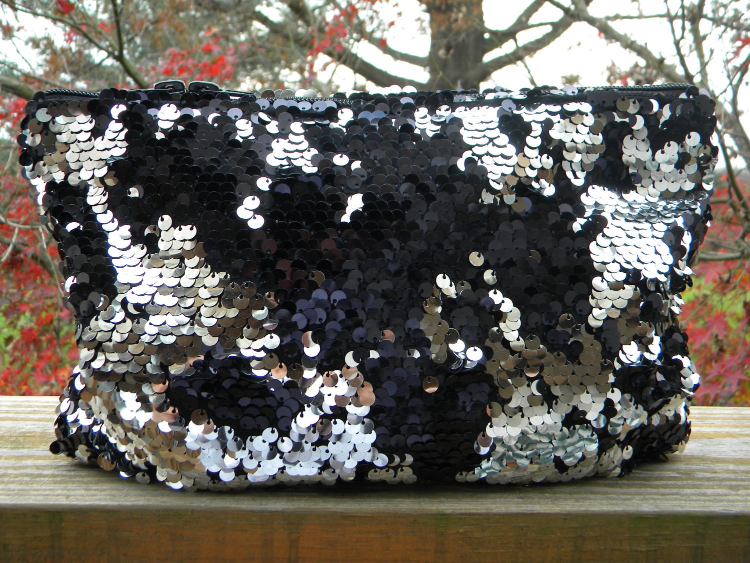 SparkleShine Sequin Statement Clutch