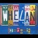 Child's Name Block Personalized - Anniversary - Nursery - Last Name - Wedding - Recycled Art Company - Vintage License Plate Sign Art