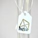 10 Gold Metallic HAVE  Gift Tags Threaded White
