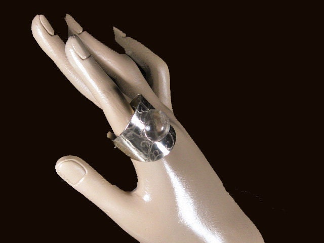 Whimsical mystical real quartz crystal ball by RadiantOriginals