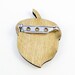 Happy Acorn Wood Pin