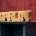 Hand cut sign "Darlin", True southern saying, Natural with clear coat, Made from Repurposed pallet wood