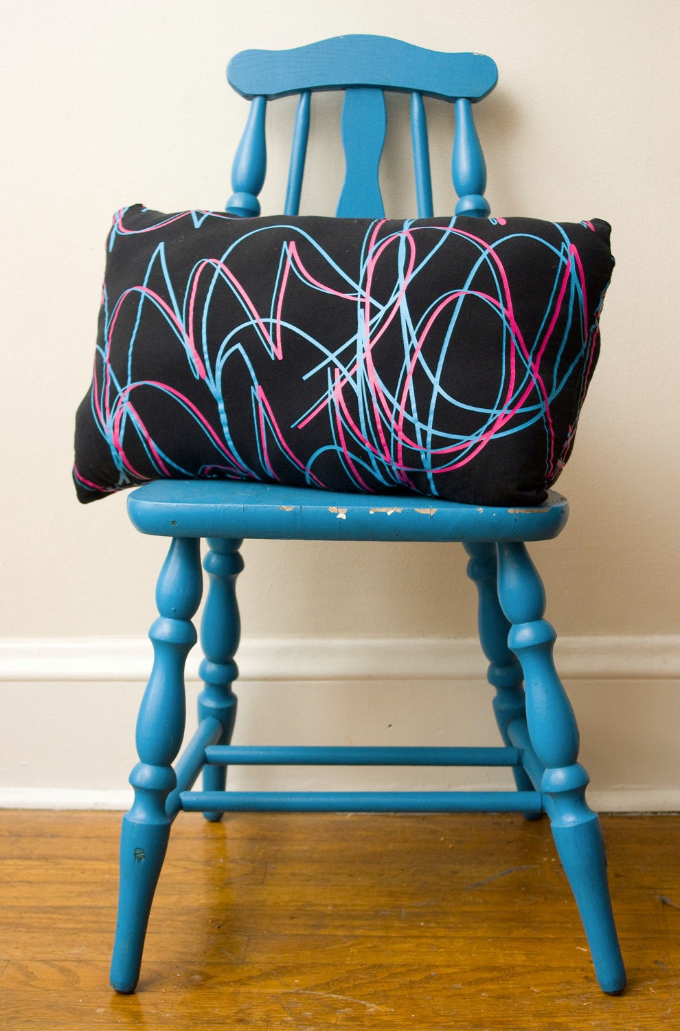 Cotton Candy Swirls T-Shirt Pillow