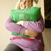 Irish Flag and Football T-Shirt Pillow