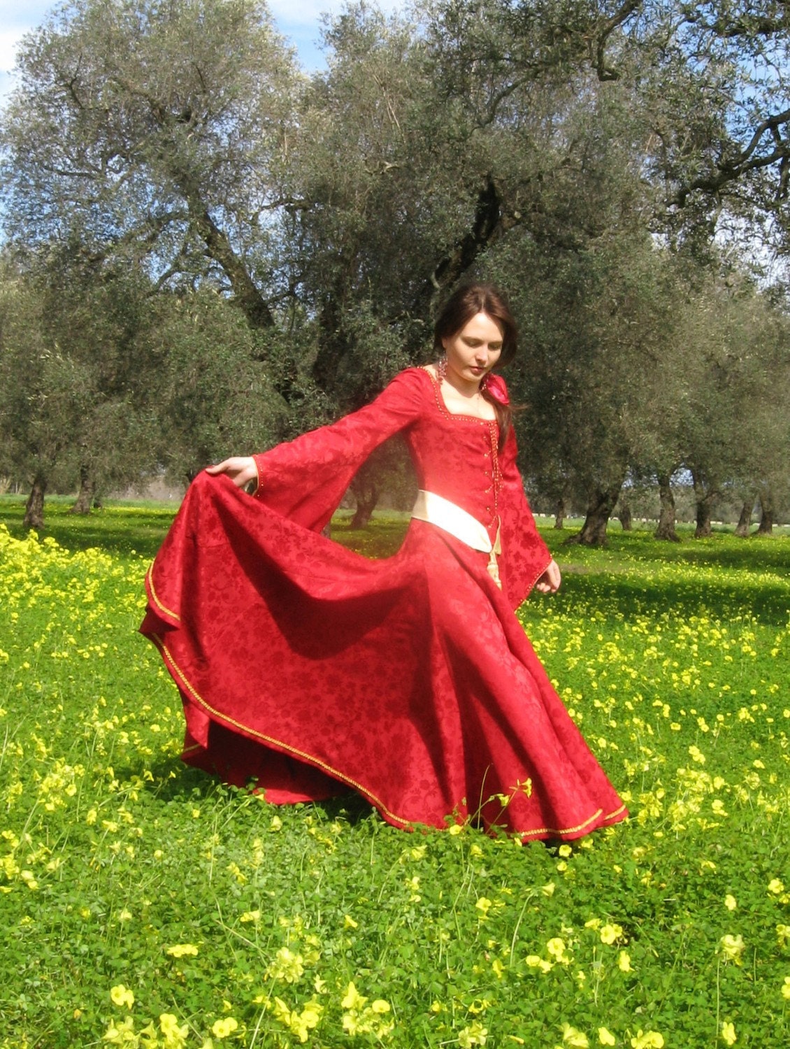 Medieval Style Dress Made To Order OOAK