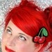 Cherries Hair Clip, Rockabilly Hair Clip