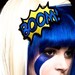 BOOM Comic Headband, Cartoon Style, Yellow and Royal Blue