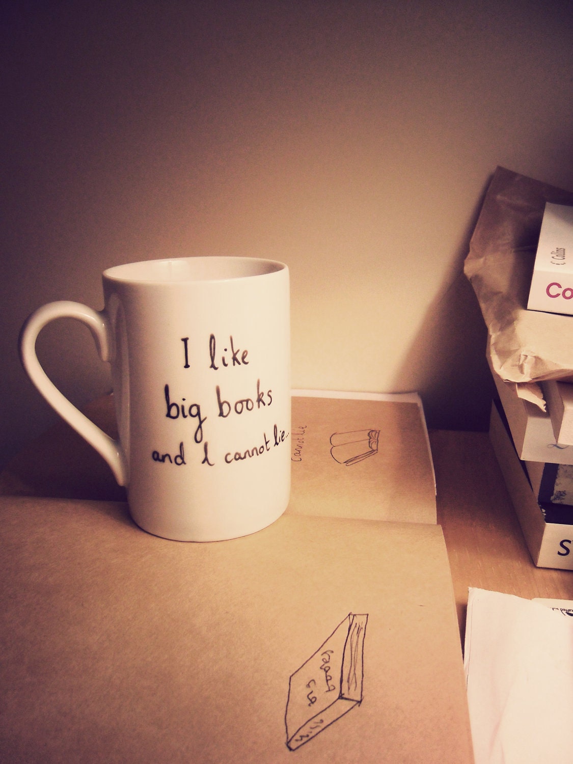 I like big books and I cannot lie mug by Mr Teacup