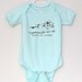 Born in Water, Baby Bodysuit, Sea Otter, Organic Bodysuit