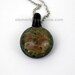 Round Implosion Glass Pendant