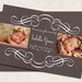 Modern Baby Birth Announcement Thank You  by missbellaexpressions from etsy.com