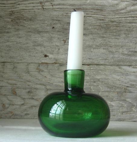 Vintage Hand blown Candle Holder