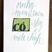 Colorado State Series Letterpress Print