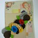 Vintage 1940s Felt Corsage  Brooch from Vintage Felt  made from Original 1940s Patterns