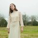 60s 70s Boho Dress - Boho Wedding Dress - Spring Fashion - Lace Dress - Spring Bride - Off White Maxi Dress - Bohemian Bride - 6 8 S M