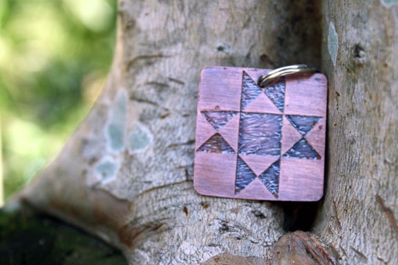 Pet I.D. Tag - Quilt Block