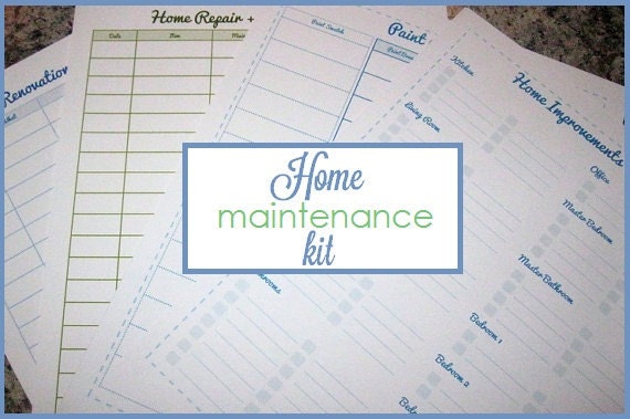 Home Maintenance Kit - 4 documents