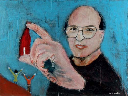 Hey Give it Back 9x12 Original Painting
