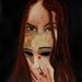 Incognito 9x12 Original Masquerade Mask Portrait Painting