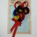 Vintage 1940s Felt Corsage  Brooch from Vintage Felt  made from Original 1940s Patterns