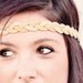 Boho Band- Bohemian Braid Headband, Indie style, elastic closure, Child or Adult sizes, Braided Headband