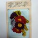 Vintage 1940s Felt Corsage  Brooch from Vintage Felt  made from Original 1940s Patterns