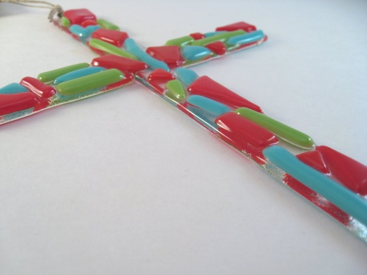 Fused Glass Cross