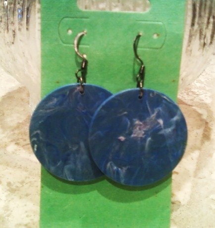 Blue Mix Eco-Earrings