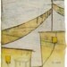 Original Mixed Media Encaustic Painting - Small Art from Seattle, WA - a safe place to be