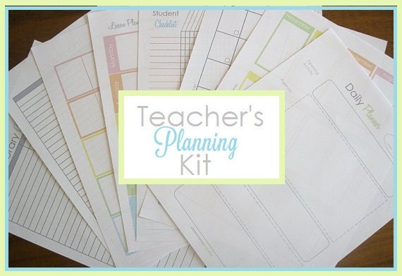 Teacher's Planning Kit - 8 documents