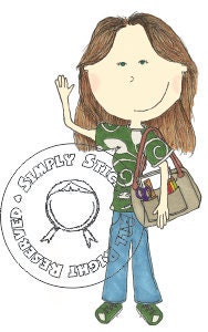 DEPOSIT for an Adorable 9 x 14 Custom Framed Illustration