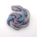 Hand dyed stranded cotton embroidery floss, 20m skein -  shades of violet,  blue and silver grey