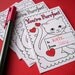 Printable Kitty Valentines to Color