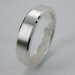 Fingerprint Ring Sterling Silver flat surface with by MikaScott from etsy.com