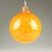 Blown Glass Ornament Suncatcher Bright Tangerine Orange Speckle Blown Glass Ornament Suncatcher Bright Tangerine Orange Speckle
