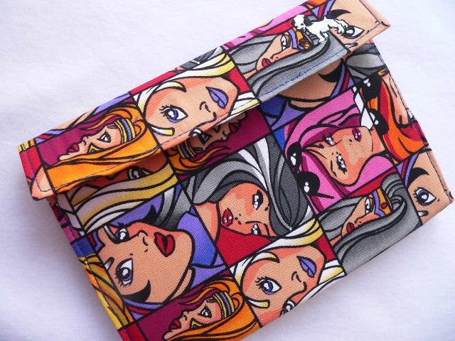 Comic Book Heroines Interchangeable Knitting Needle Circular Needle Case