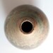 Stoneware Bud Vase, Speckled Yellow and Mint
