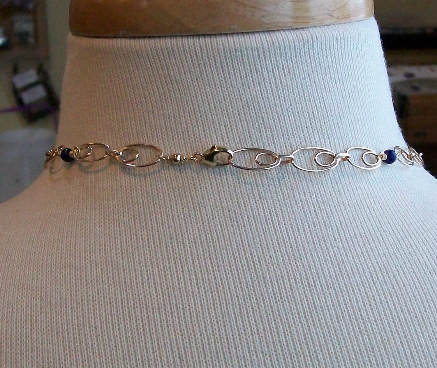 Smooth Lapis Lazuli Sticks 14kt Gold Filled by estanciadesigns