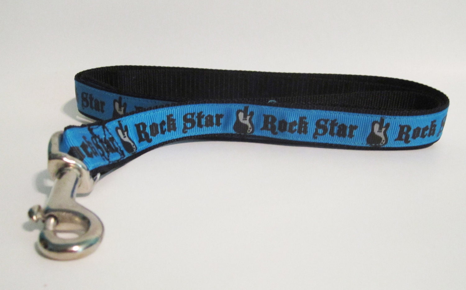 Guitar Rock Star four foot leash on 3/4 inch