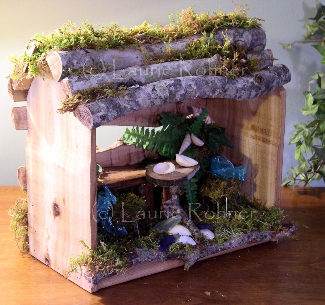 Woodland Fairy House Cafe Goes to the Beach