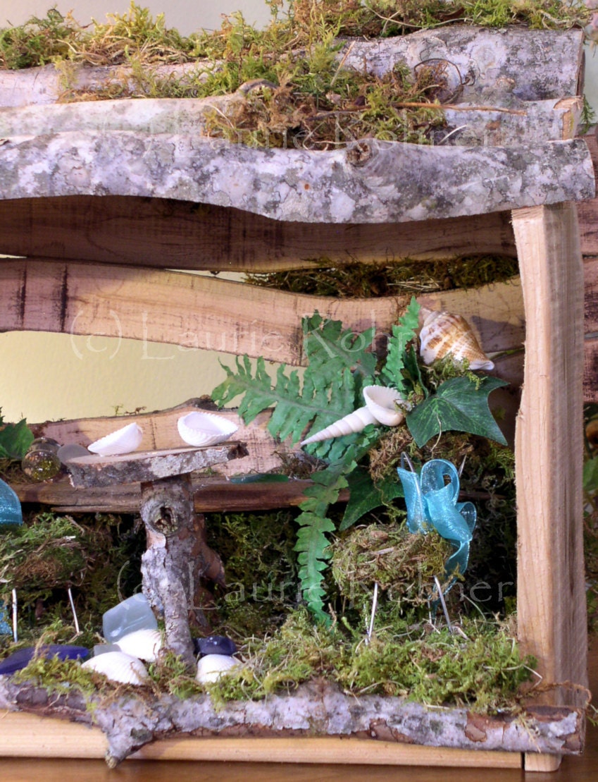 Woodland Fairy House Cafe Goes to the Beach