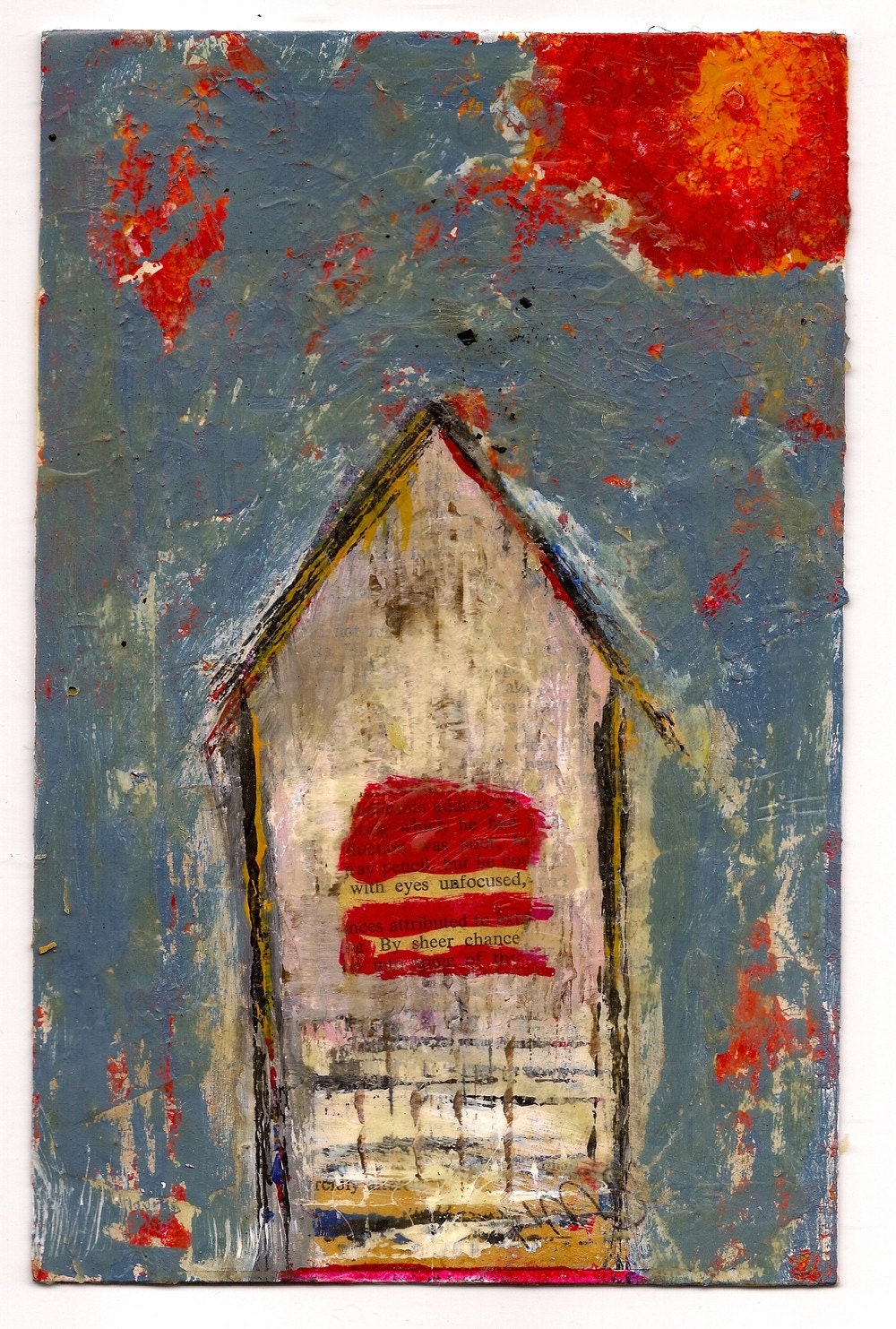 With Eyes Unfocused - Original Mixed Media Painting