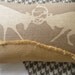 handprinted rustic rutting stag cushion cover