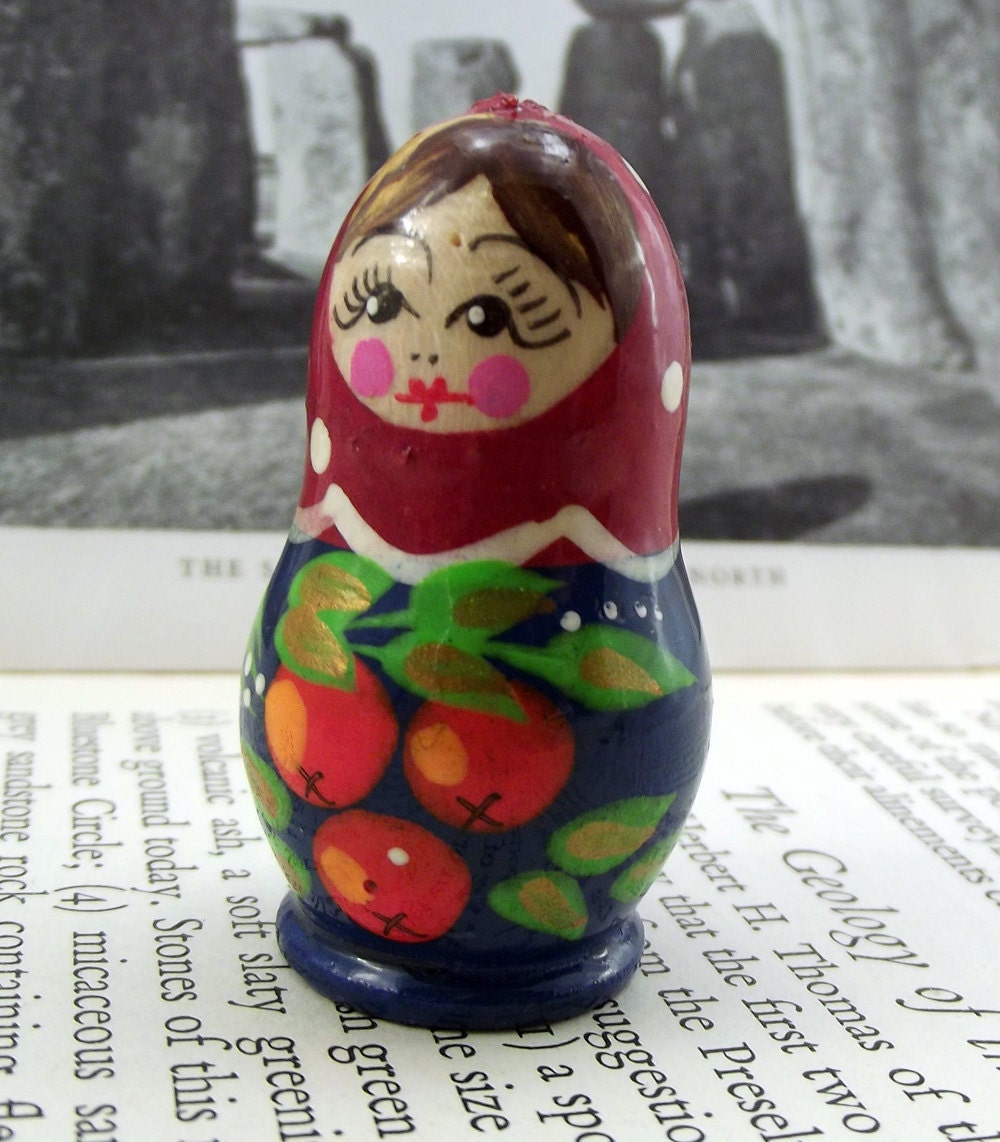 Russian matryoshka doll pendant