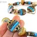 Lampwork Beads Tuscan Abalone Set Handmade Glass Goodness for your Inspired Designs