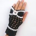 CROCHET PATTERN Black Fingerless Gloves by SimpleCrochetPattern from etsy.com