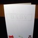 Flocked Baby Card